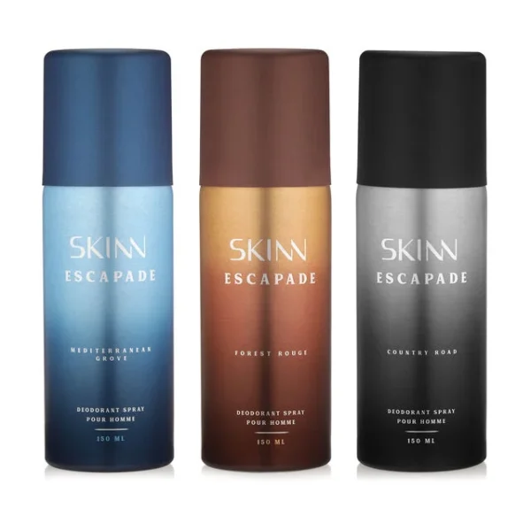 Skinn Escapade Deo Pack of 3 for Men